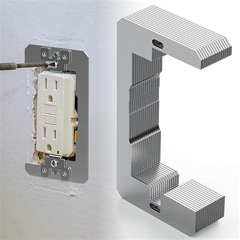 electrical box shim plate|electrical outlet spacers & shims.